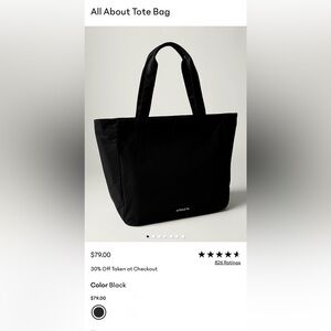Athleta All About Tote Bag